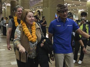 Ini Lho Tamu Internasional Pertama Tahun 2023 di Bandara I Gusti Ngurah Rai