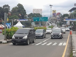 18 Ribu Kendaraan Wisatawan Puncak Bogor Kembali ke Jakarta Sore Ini
