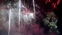 Wow, Pesta Kembang Api di GWK Bali Keren Banget