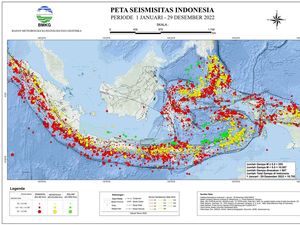 10 Ribu Lebih Gempa Guncang Indonesia di 2022, 22 Kali Merusak