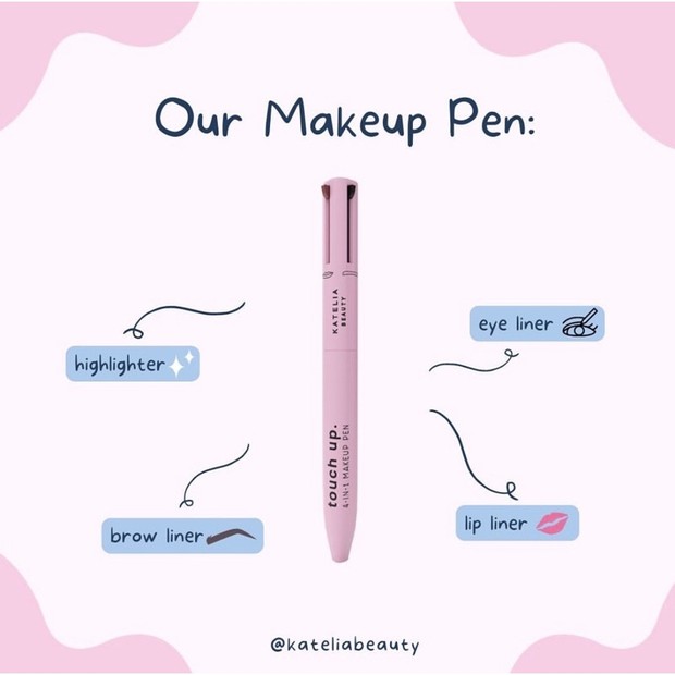 Potret produk Touch Up Pen 4 in 1 dari Katelia Beauty