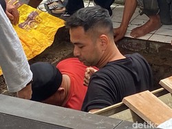 Pelukan Terakhir Raffi Ahmad untuk Mamih Popon
