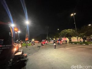 Perayaan Pergantian Tahun Baru 2023 di TMII Selesai, Situasi Lalin Lancar