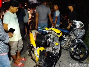 Tabrakan Sepeda Motor di Polman, 1 Pengendara Tewas-1 Luka Parah