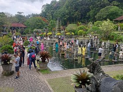 Kunjungan Wisdom ke Taman Tirta Gangga Meningkat Saat Tahun Baru