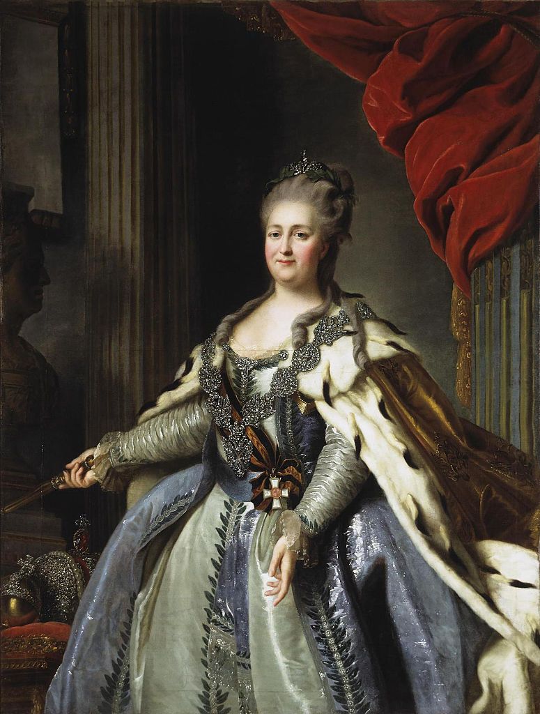 Portrait of Empress Catherine II (1729-1796), 1780s. Found in the collection of State Hermitage, St. Petersburg. Artist :  Rokotov, Fyodor Stepanovich (1735-1808). (Photo by Fine Art Images/Heritage Images/Getty Images)