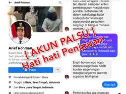 Hati-hati! Akun Palsu Mengaku Bupati Blora Gentayangan di Medsos