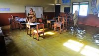 Empat Sekolah di Kudus Terendam Banjir, KBM Diliburkan