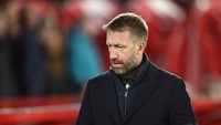 Manajer Graham Potter pun sedang disorot karena dinilai kesulitan meracik The Blues. Rekor Potter sejauh ini di seluruh kompetisi adalah 16 kali menemani Chelsea bertanding dengan capaian delapan menang, empat kalai, dan empat seri. Selisih gol 22 memasukkan dan 14 kemasukan (Getty Images)
