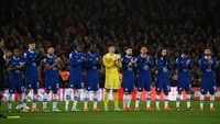 Sampai pekan ke-16, The Blues menghuni peringkat kedelapan Klasemen Liga Inggris dengan 25 poin. Minus tujuh poin dari MU di peringkat keempat (Getty Images)