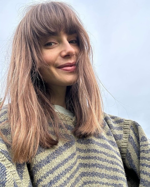 Lily Collins, NYE 2023/