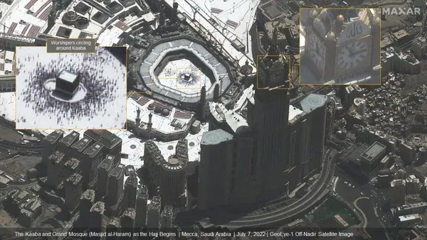 Foto Citra Satelit Kejadian 2022, Ada Perang, Letusan Gunung hingga Haji