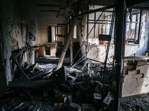 Potret Kerusakan RS di Kherson Ukraina Dihantam Rudal Rusia Potret Kerusakan RS di Kherson Ukraina Dihantam Rudal Rusia