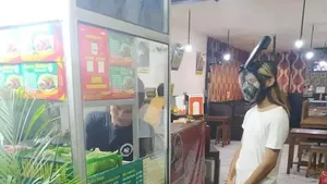 Bikin Ngakak! 10 Orang Ini pakai Kostum Nyeleneh saat Jual-Beli Makanan
