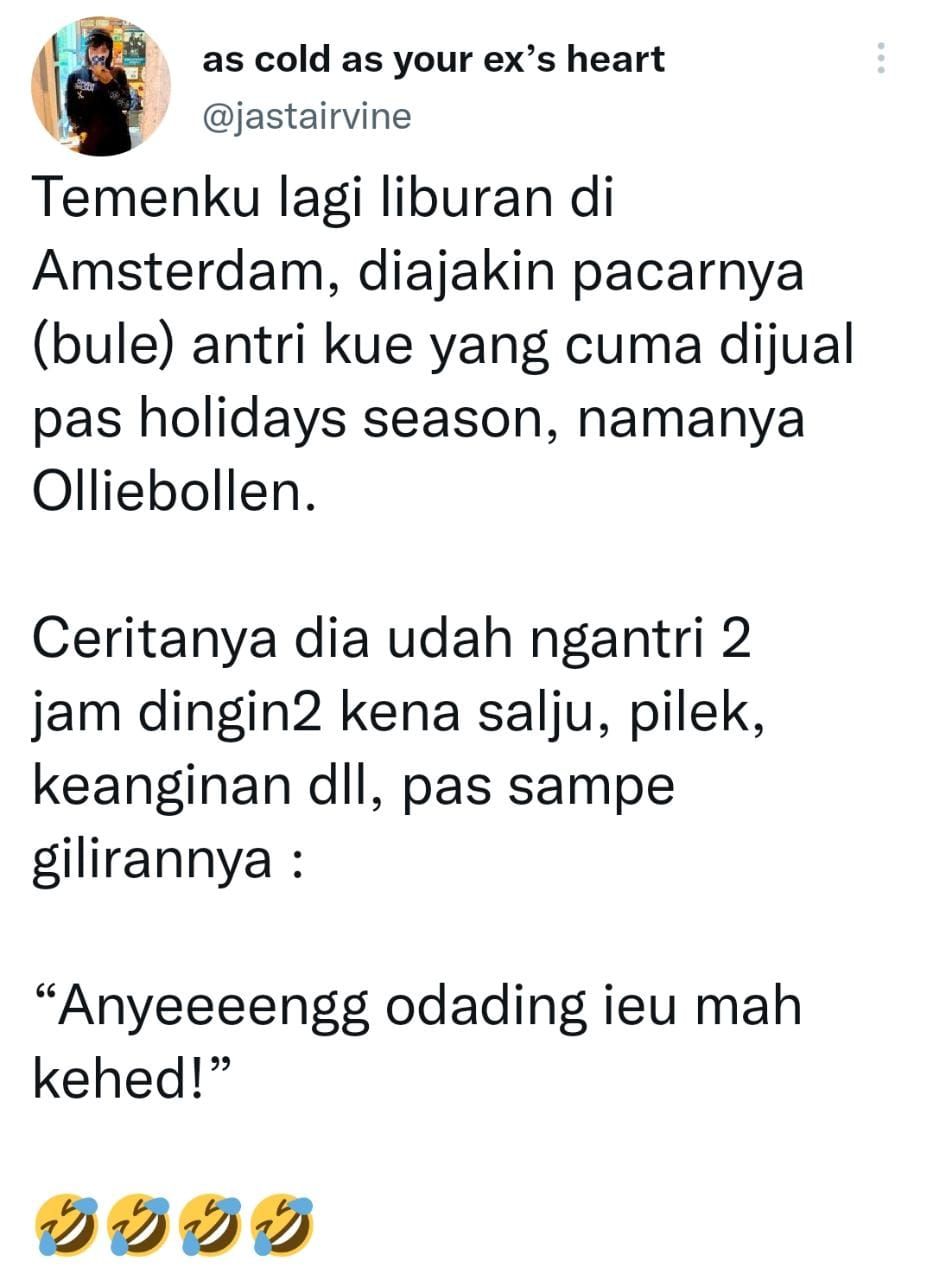 Cerita kue khas Belanda yang viral di Twitter