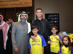 Ronaldo rencananya diperkenalkan secara resmi di markas Al Nassr pada sore hari waktu setempat. (Foto: Anadolu Agency via Getty Images/Anadolu Agency)