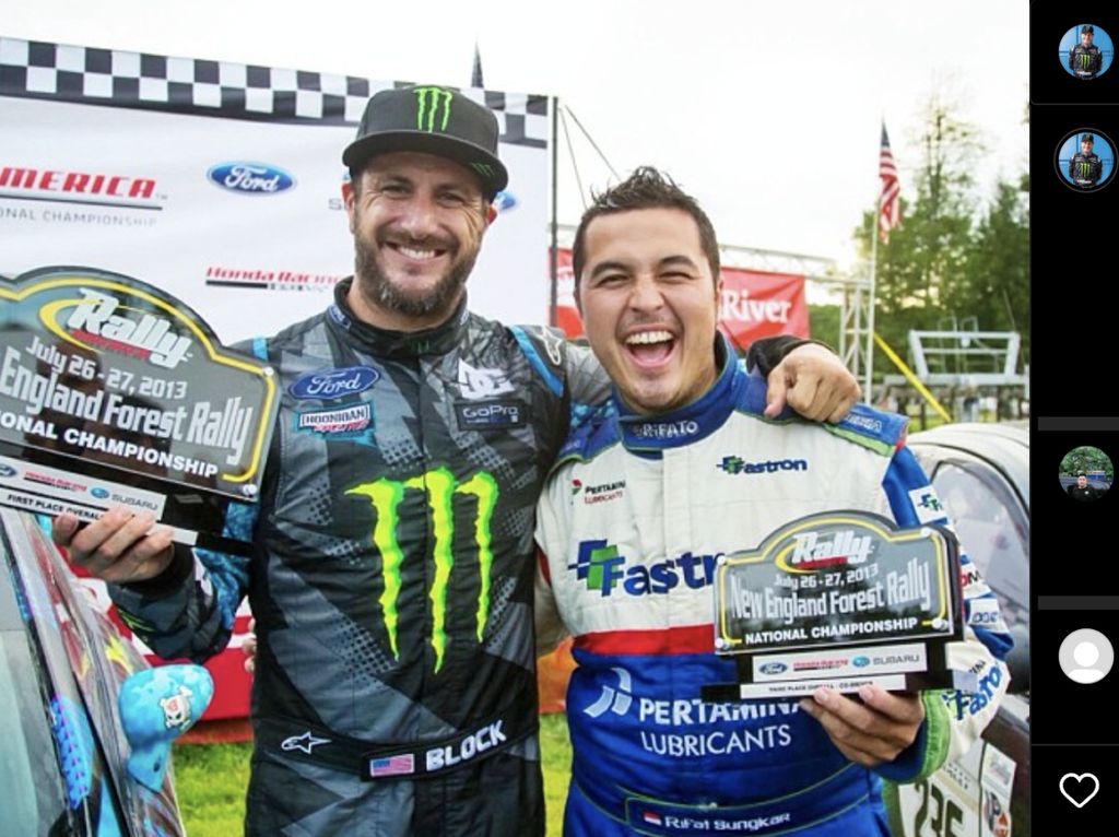 Cerita Ken Block Menang Reli Berkat Bantuan Rifat Sungkar Cerita Ken Block Menang Reli Berkat Bantuan Rifat Sungkar