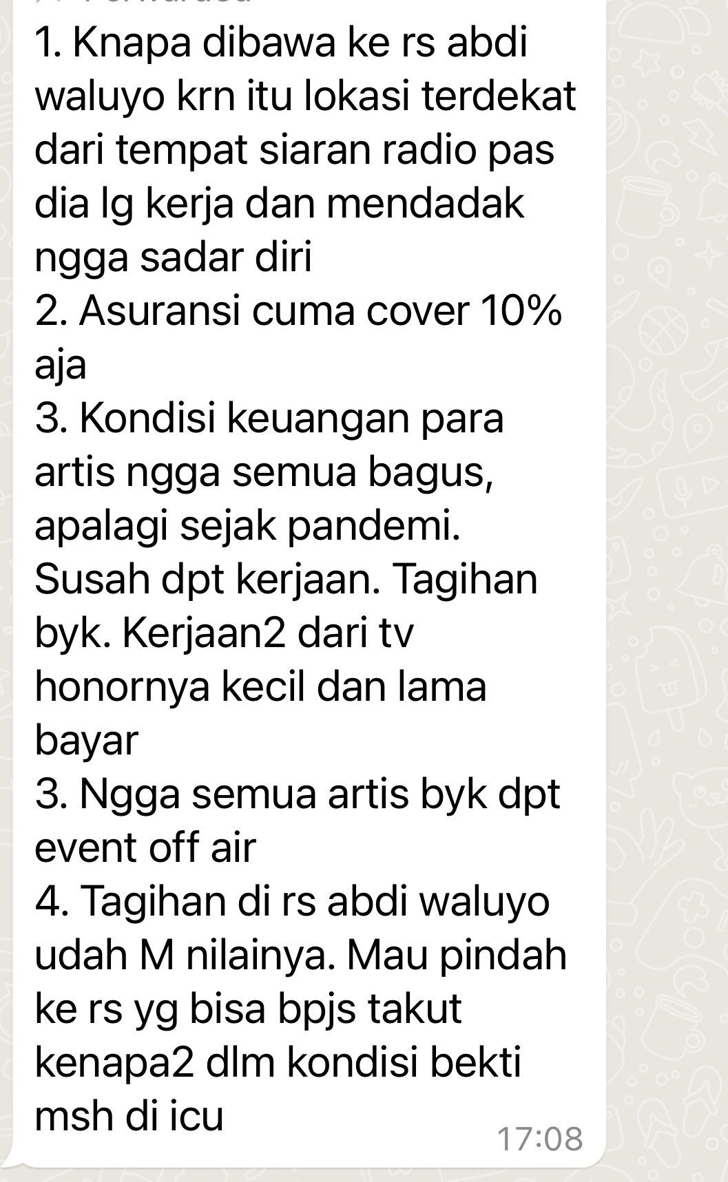 Penggalangan Dana Indra Bekti