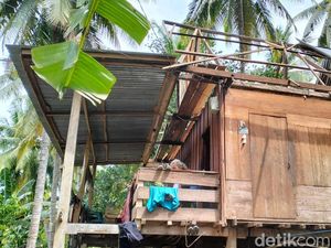 17 Rumah di Polman Rusak Diterjang Angin Kencang