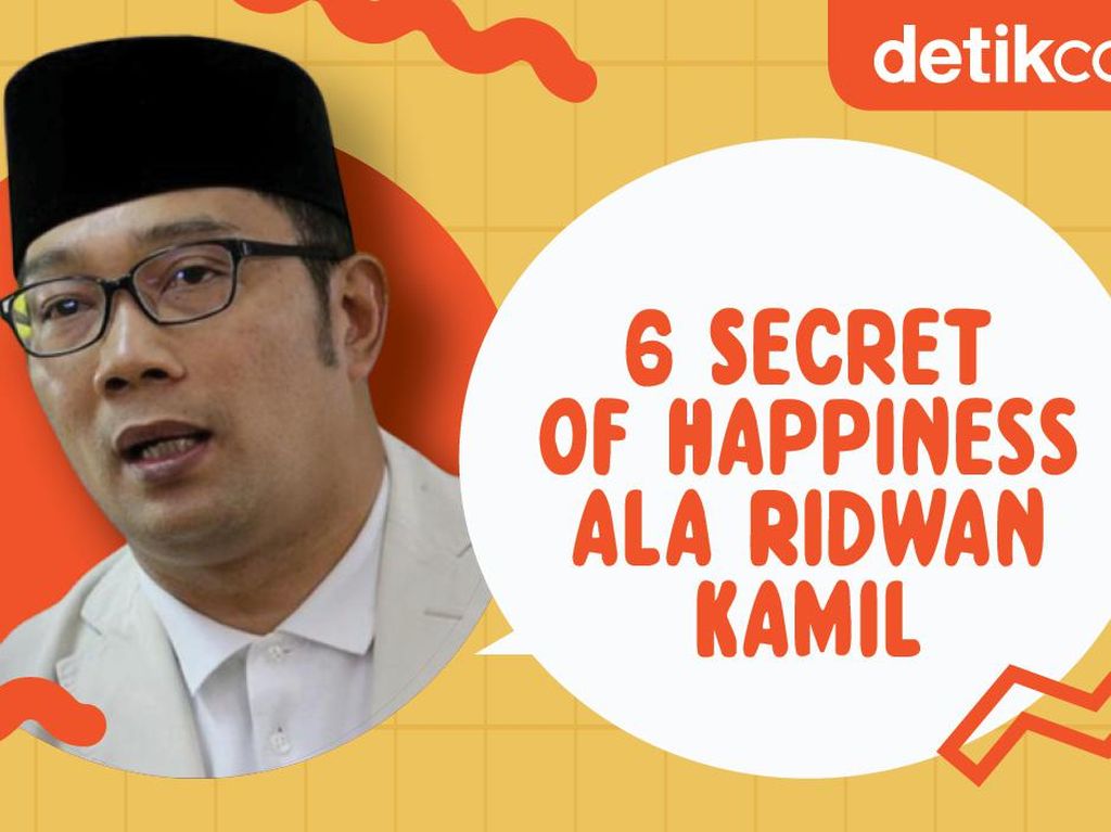 Infografis: 6 Secret of Happiness Ala Ridwan Kamil Infografis: 6 Secret of Happiness Ala Ridwan Kamil