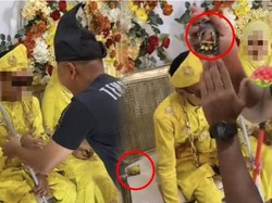 Viral Pengantin Wanita Menahan Malu, Suami Diberi Hadiah Kondom di Pelaminan