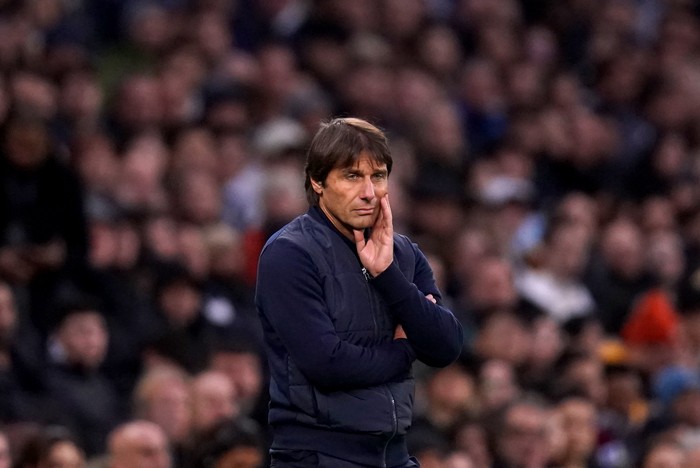 Tottenham Hotspur manager Antonio Conte during the Premier League match at the Tottenham Hotspur Stadium, London. Picture date: Sunday January 1, 2023. (Photo by John Walton/PA Images via Getty Images)