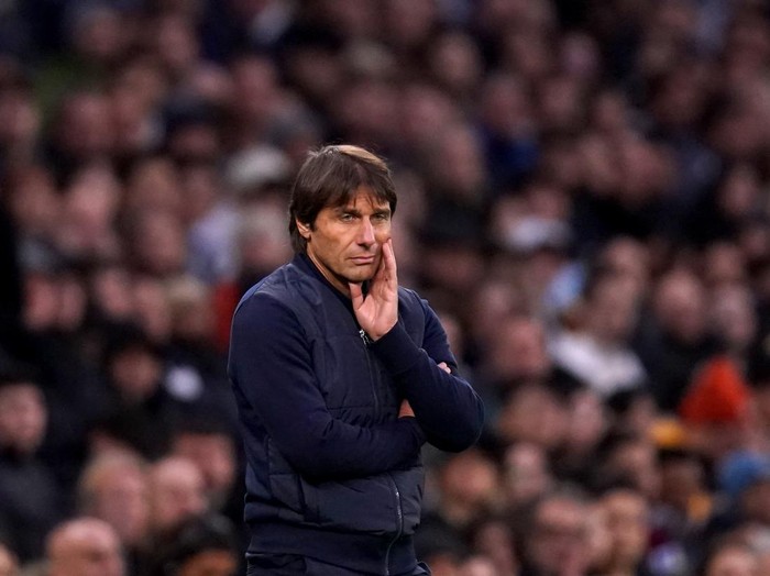 Tottenham Hotspur manager Antonio Conte during the Premier League match at the Tottenham Hotspur Stadium, London. Picture date: Sunday January 1, 2023. (Photo by John Walton/PA Images via Getty Images)