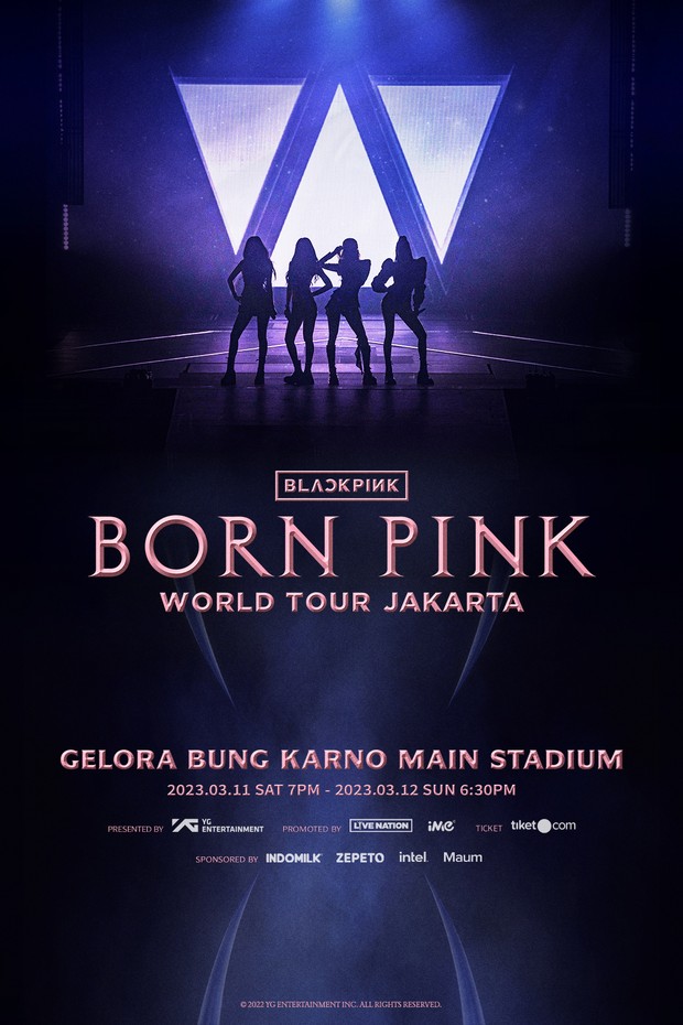 BLACKPINK WORLD TOUR [BORN PINK] JAKARTA / Foto : twitter.com/ime_indonesia
