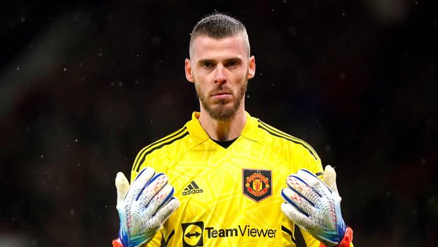 Manchester United goalkeeper David de Gea during the Premier League match at Old Trafford, Manchester. Picture date: Tuesday January 3, 2023. (Photo by Tim Goode/PA Images via Getty Images)