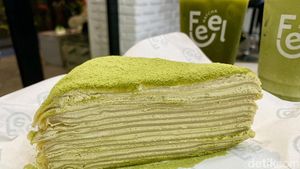 Cicip Mille Crepe Rasa Matcha yang Creamy di Kafe Hits Kemang