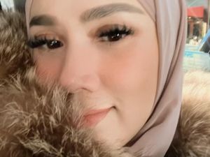 8 Foto Gaya Hijab Mulan Jameela Liburan di Amerika Bareng Ahmad Dhani