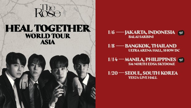 Heal Together World Tour Asia Tour / Foto : twitter.com/TheRose_0803 Heal Together World Tour Asia Tour / Foto : twitter.com/TheRose_0803
