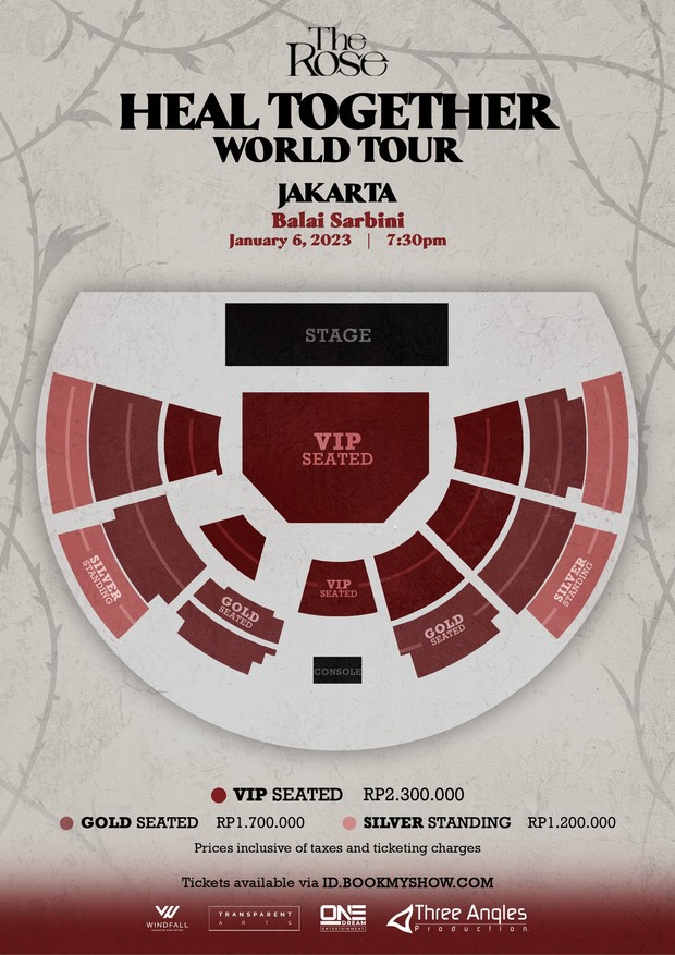 Heal Together World Tour Asia Tour Seating Plan / Foto : twitter.com/TheRose_0803 Heal Together World Tour Asia Tour Seating Plan / Foto : twitter.com/TheRose_0803
