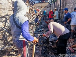 Ruko di Banyuwangi Ludes Terbakar, Kerugian Capai Rp 750 Juta