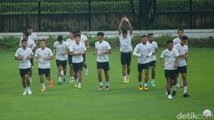 Latihan Keras Timnas Indonesia Jelang Laga Lawan Vietnam
