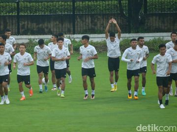Latihan Keras Timnas Indonesia Jelang Laga Lawan Vietnam