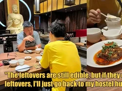 Miris! Mahasiswa Ini Terpaksa Lahap Makanan Sisa Gegara Tak Punya Uang