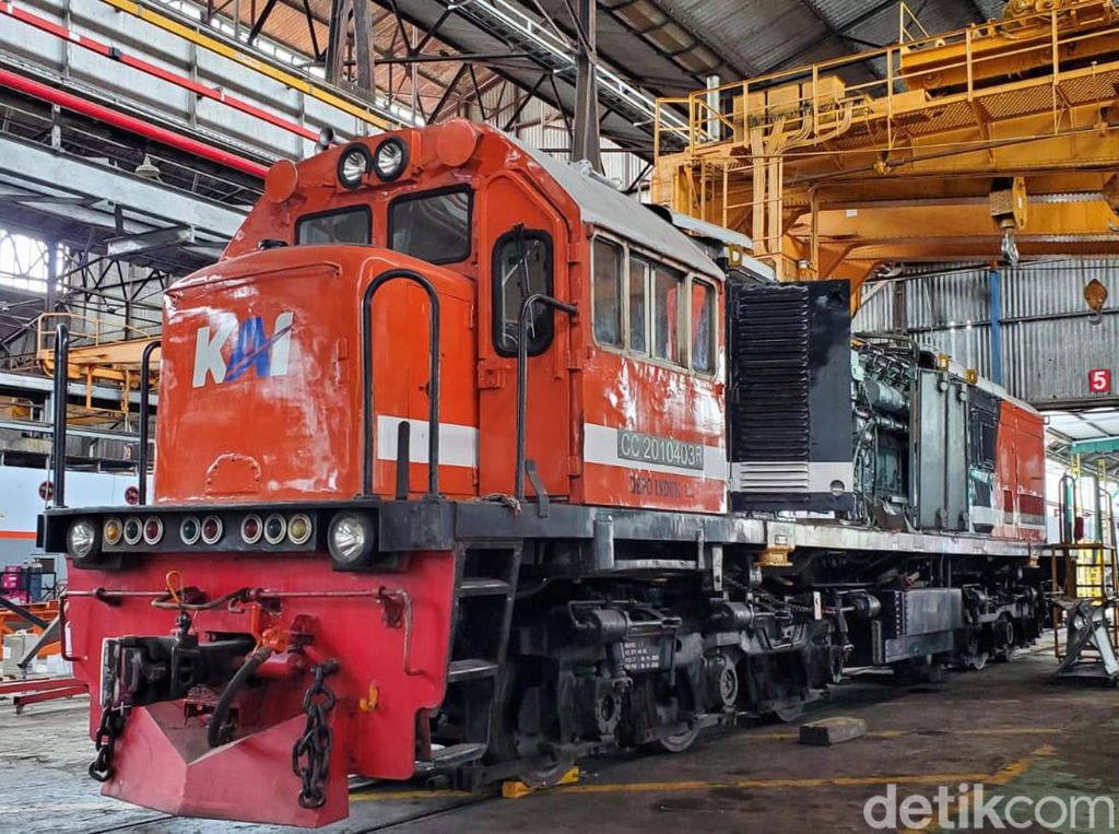 Begini Potret Balai Yasa Jogja, Bengkel Lokomotif Kereta Api di Jawa