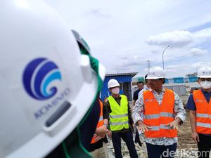 Sidak Proyek, Menkominfo: Harus Tepat Waktu Sebelum Ganti Presiden