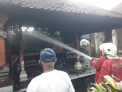 Bale Adat Terbakar Saat Galungan, Diduga Lupa Matikan Dupa