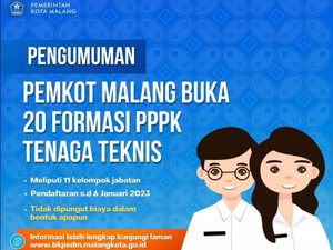 Pemkot Malang Buka Lowongan PPPK untuk 20 Formasi Tenaga Teknis
