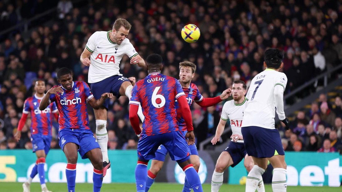 Crystal Palace vs Tottenham Hotspur tanpa gol di babak pertama. (Foto: Tottenham Hotspur FC via Getty I/Tottenham Hotspur FC)