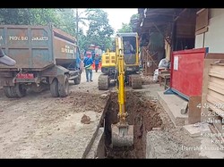 Ganti Tahun, Pembangunan Got Antibanjir Pondok Bambu Masih Berlanjut