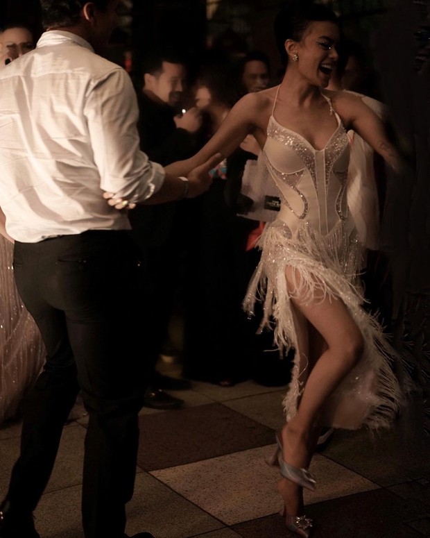 Eva Celia/ Foto: Instagram/hiantjen Eva Celia gaun pengantin after party