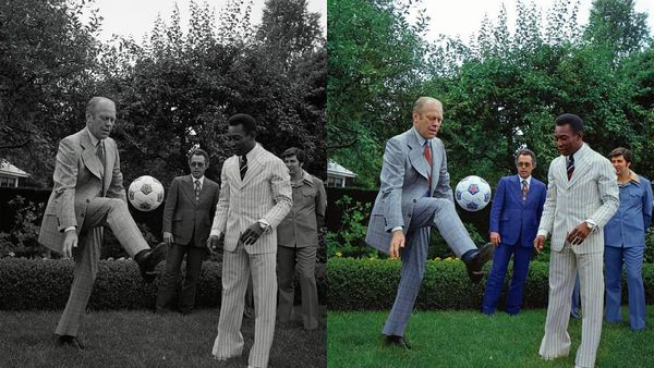 Terkesima! Ketika Foto Sejarah Hitam Putih Jadi Berwarna