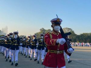 Junta Myanmar Gelar Parade Militer Peringati 75 Tahun Kemerdekaan Junta Myanmar Gelar Parade Militer Peringati 75 Tahun Kemerdekaan