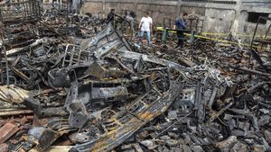 Kebakaran Pasar Besi di Tasikmalaya, 151 Kios Dilalap Si Jago Merah