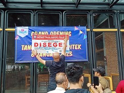 Hendak Buka, Mie Gacoan Serpong Disegel Satpol PP Lagi