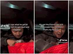 Gegara Tip Rp 15 Ribu, Pengantar Makanan Ini Lahap Pesanan Pelanggannya