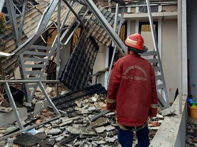 Potret Rumah di Depok Porak Poranda gegara Tabung Gas Meledak